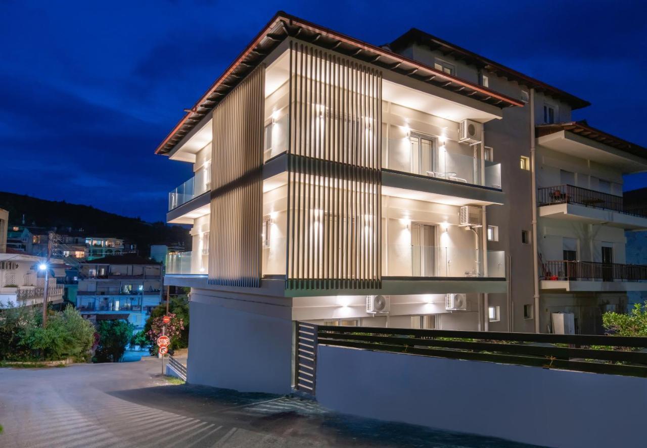 Olenia Luxury Apartments 4 ネオス・マルマラス エクステリア 写真