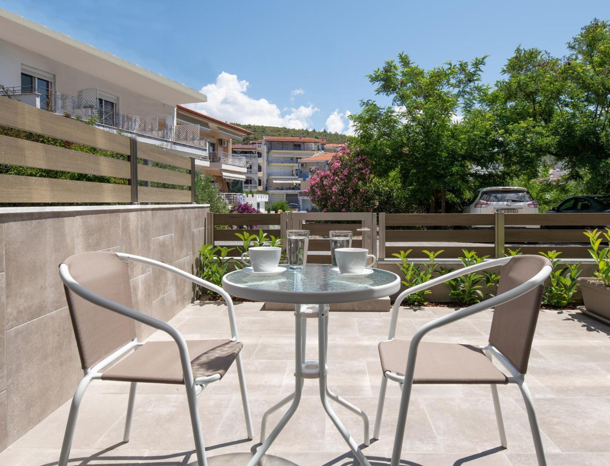 Olenia Luxury Apartments 4 ネオス・マルマラス エクステリア 写真